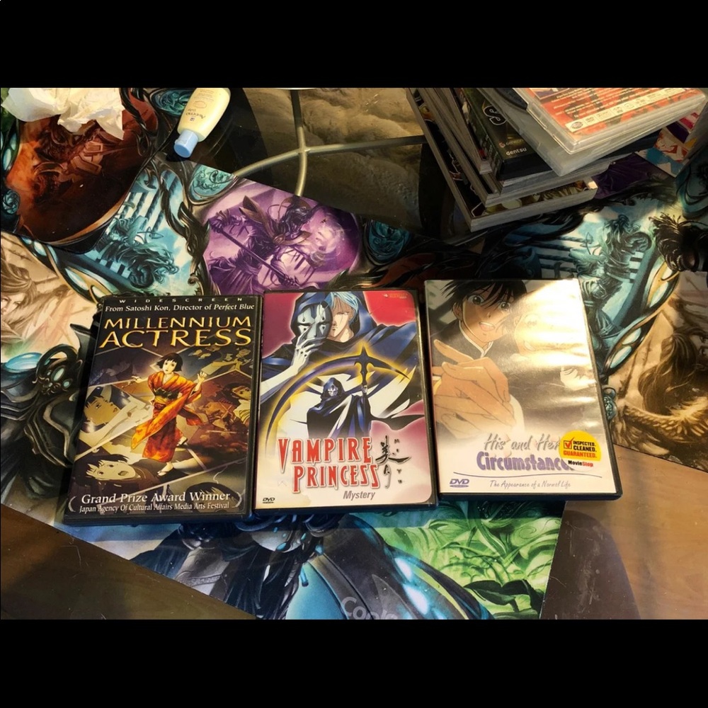 Various anime movies